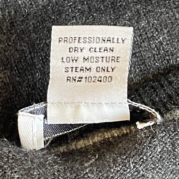 VINTAGE 90s Mark Shale Charcoal Gray Cashmere Sweater Vest Size Large - Picture 4 of 4